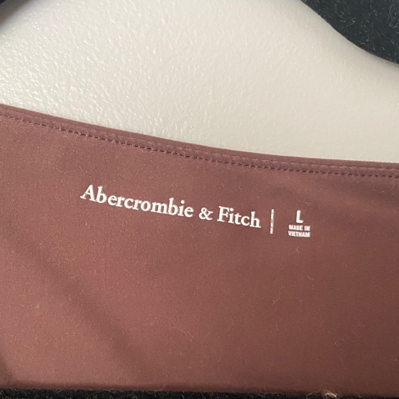 Abercrombie & Fitch Chocolate Long Sleeve Bodysuit - Picture 2 of 3